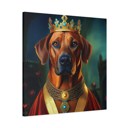 Rhodesian Ridgeback Renaissance Pet Portrait  on Canvas, wall art, wall print, dog portrait, dog art