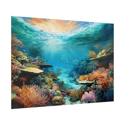 Great Barrier Reef  Australia Coastal Print | Style 2 | Wall Art | Wall Print