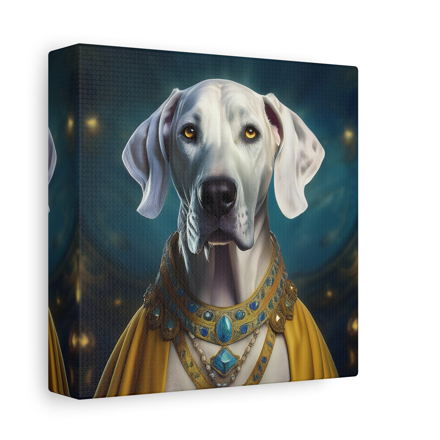 Great Dane Pet Portrait Renaissance - Canvas, wall art, wall print, dog portrait, dog art