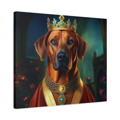 Rhodesian Ridgeback Renaissance Pet Portrait  on Canvas, wall art, wall print, dog portrait, dog art