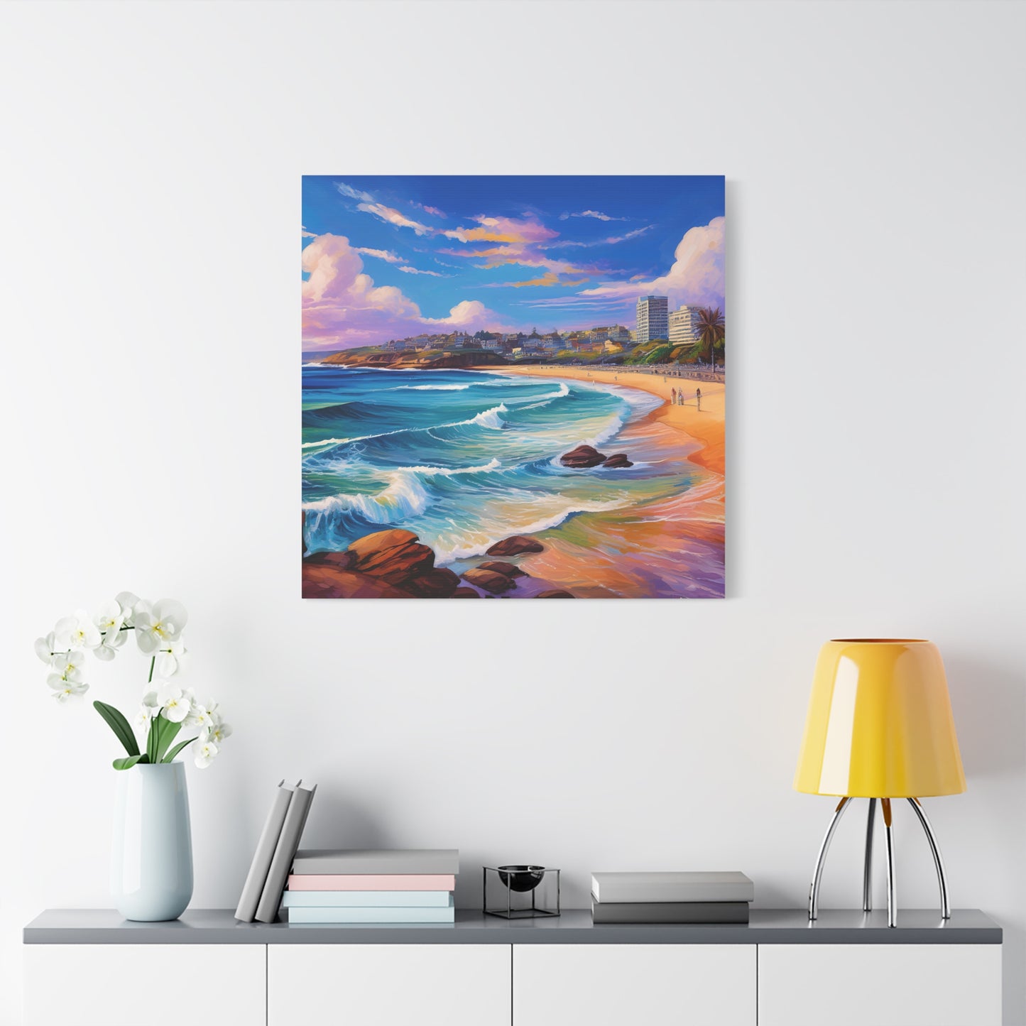 Coogee Beach Australia Coastal Canvas Art | Style 1 | Wall Art | Wall Print