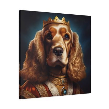 Cocker Spaniel Renaissance Pet Portrait on Canvas | Wall art | wall print
