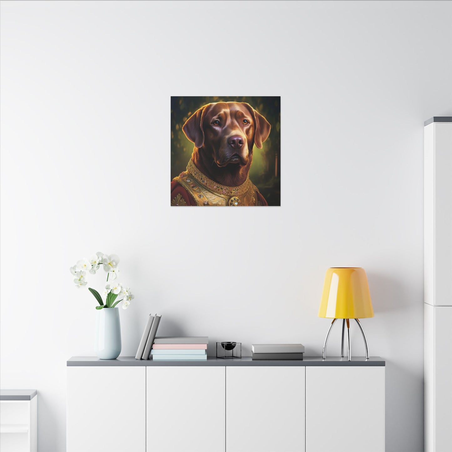 Chesapeake Bay Retriever Renaissance Pet Portrait - Canvas | Wall Art | Wall Print | Dog Art
