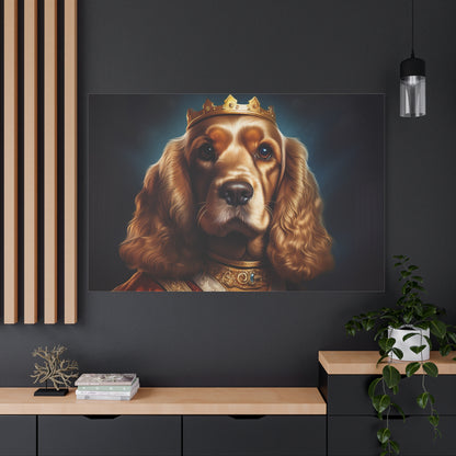 Cocker Spaniel Renaissance Pet Portrait on Canvas | Wall art | wall print