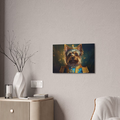 Yorkshire Terrier Renaissance Pet Portrait on Canvas | Wall Art | Wall Print | Dog Art