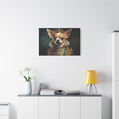 Chihuahua Renaissance Pet Portrait on Canvas | Wall art | Wall print | Dog art
