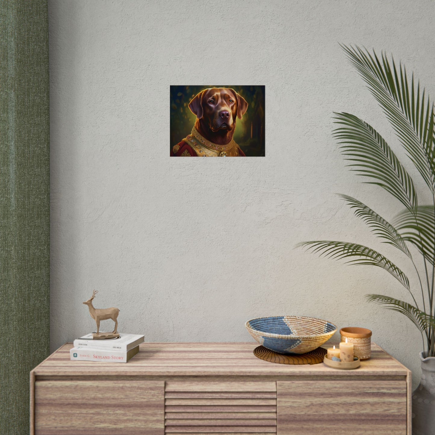 Chesapeake Bay Retriever Dog Renaissance Pet Portrait Print, Animal Lover print, Dog Wall Art, wall print, wall art