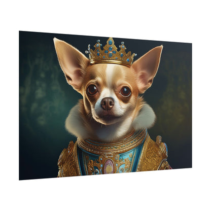 Chihuahua Dog Renaissance Pet Portrait Print | Wall print | Wall art