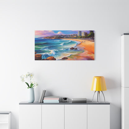 Coogee Beach Australia Coastal Canvas Art | Style 1 | Wall Art | Wall Print