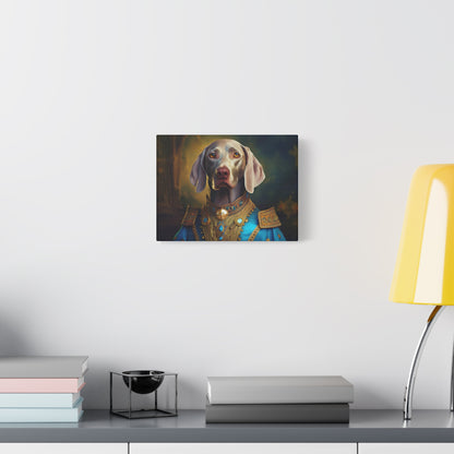 Weimaraner Renaissance Pet Portrait on Canvas -  wall art, wall print, dog portrait, dog art