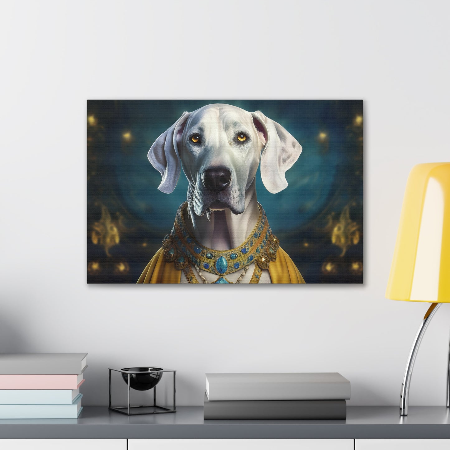 Great Dane Renaissance Pet Portrait  - Canvas, wall art, wall print, dog portrait, dog art