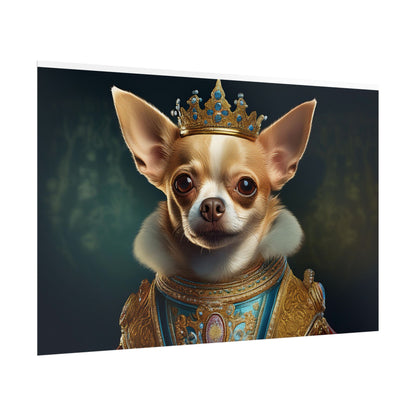 Chihuahua Dog Renaissance Pet Portrait Print | Wall print | Wall art