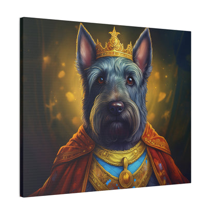 Scottish Terrier Renaissance Pet Portrait on Canvas | Wall art, wall print, dog portrait, dog art