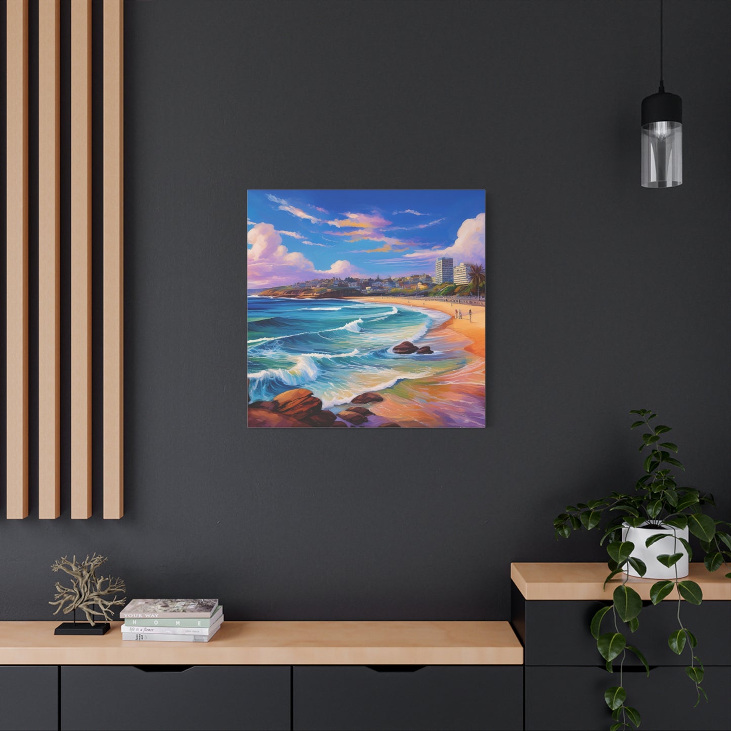 Coogee Beach Australia Coastal Canvas Art | Style 1 | Wall Art | Wall Print