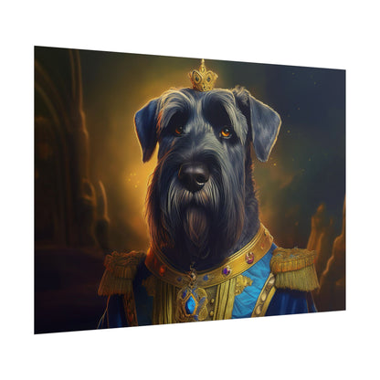 Giant Schnauzer Pet Renaissance Portrait Print, Dog Lover Wall Print | Wall Art | Wall Print