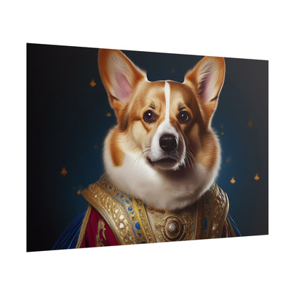 Pembroke Welsh Corgi Renaissance Pet Portrait Print | Wall Art | Wall Print | Dog Art