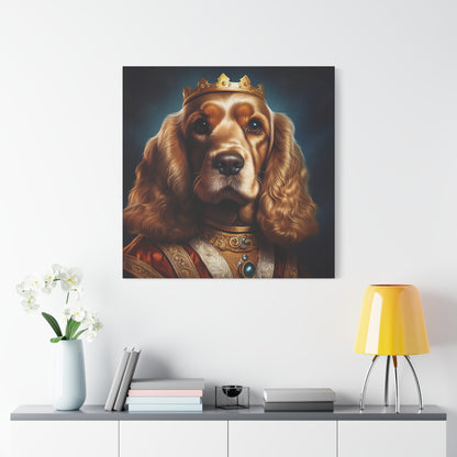 Cocker Spaniel Renaissance Pet Portrait on Canvas | Wall art | wall print