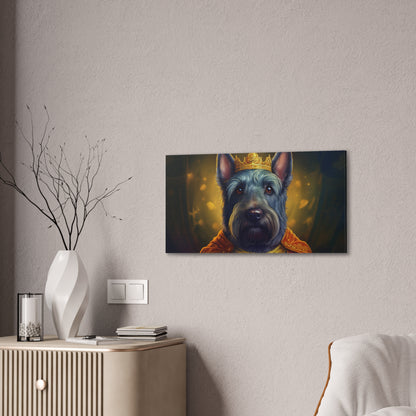 Scottish Terrier Renaissance Pet Portrait on Canvas | Wall art, wall print, dog portrait, dog art