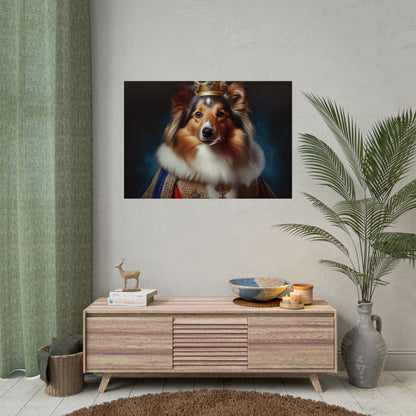 Shetland Sheepdog Renaissance Dog Portrait Art Print, Wall Decor Gift, Animal Lover Home Decor, Dog Wall Art