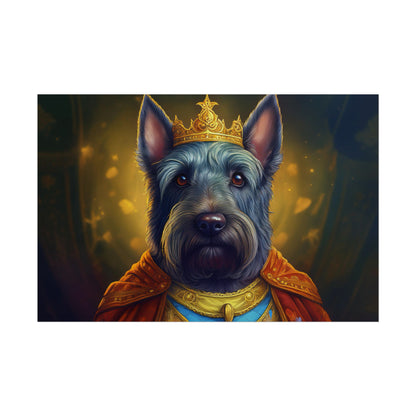Scottish Terrier Renaissance Pet Portrait Print, Dog Lover Wall Art, Animal Artwork, wall prints, wall art, Dog Memorial Gift