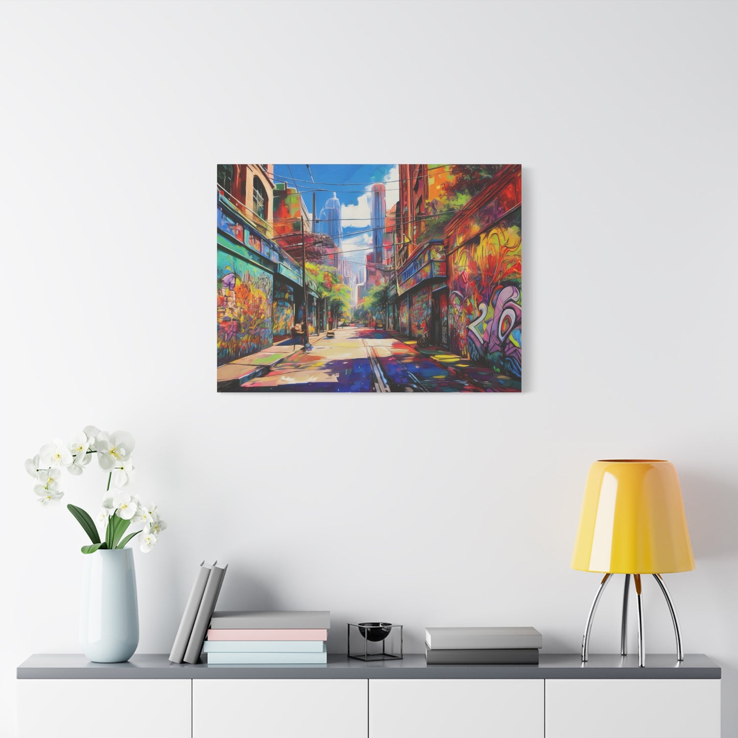Melbourne Street Graffiti Australia on Canvas | Style 2 | Wall Art | Wall Print