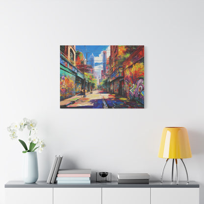 Melbourne Street Graffiti Australia on Canvas | Style 2 | Wall Art | Wall Print