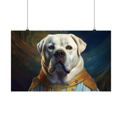 Mastiff Renaissance Pet Portrait Print, Unique Wall Art, Wall Print, Dog Art, Pet Art