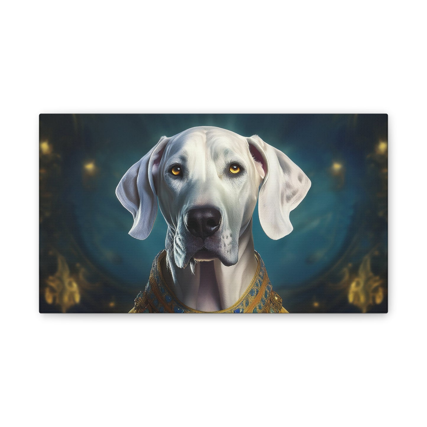 Great Dane Renaissance Pet Portrait  - Canvas, wall art, wall print, dog portrait, dog art