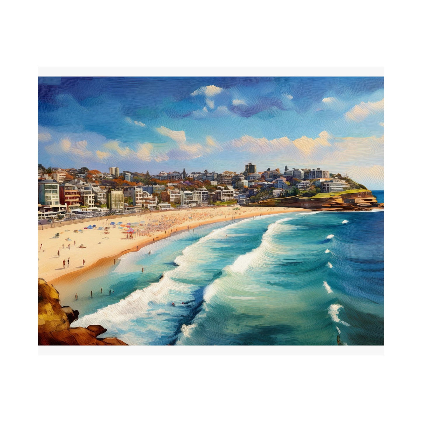 Bondi Beach Australia Coastal Print | Style 1 | Wall Art | Wall Print