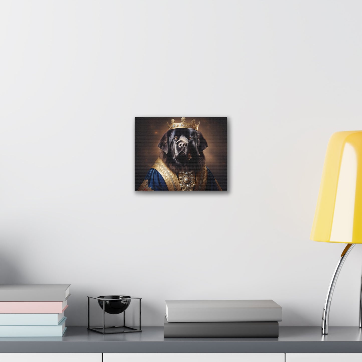 Newfoundland Renaissance Pet Portrait on Canvas | wall art | wall print