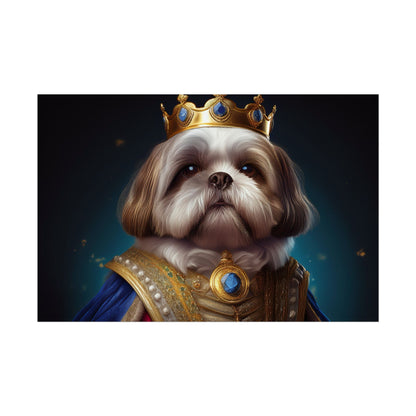 Shih Tzu Renaissance Pet Portrait Print | Dog Lover Wall Art | Dog Memorial Gift | Wall Art | Wall Print
