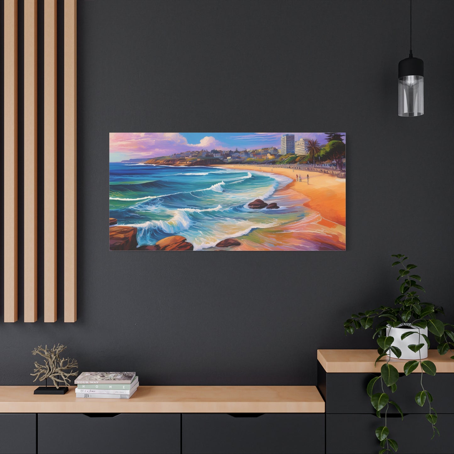 Coogee Beach Australia Coastal Canvas Art | Style 1 | Wall Art | Wall Print