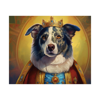 Border Collie Dog Renaissance Pet Portrait Print, Animal Lover gift, wall art, wall print, dog art