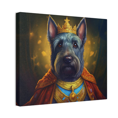 Scottish Terrier Renaissance Pet Portrait on Canvas | Wall art, wall print, dog portrait, dog art