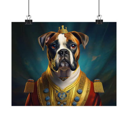 Boxer Dog Renaissance Pet Portrait Print, Art Print, Wall Decor Gift, Animal Lover Home Decor, Dog Wall Art, wall art, wall prints