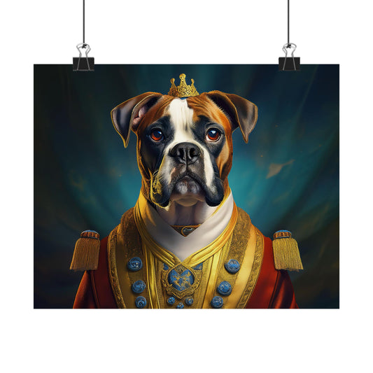 Boxer Dog Renaissance Pet Portrait Print, Art Print, Wall Decor Gift, Animal Lover Home Decor, Dog Wall Art, wall art, wall prints