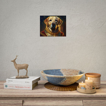 Labrador Retriever Renaissance Pet Portrait Art Print, Wall Decor Gift, Animal Lover Home Decor, Dog Wall Art
