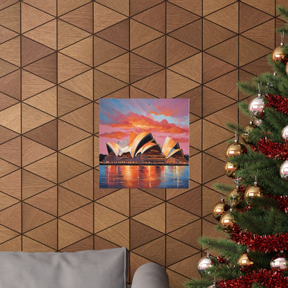Sydney Opera House Australia Painting Print | Wall Art | Wall Print