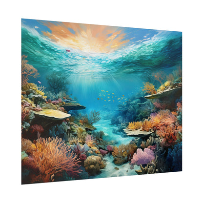 Great Barrier Reef  Australia Coastal Print | Style 2 | Wall Art | Wall Print