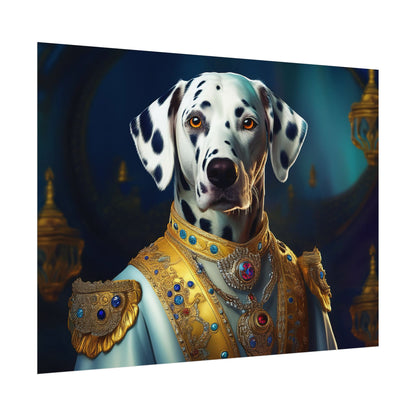 Dalmation Dog Renaissance Pet Portrait Wall Print | Art Print | Wall Art | Dog Art