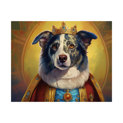 Border Collie Dog Renaissance Pet Portrait Print, Animal Lover gift, wall art, wall print, dog art