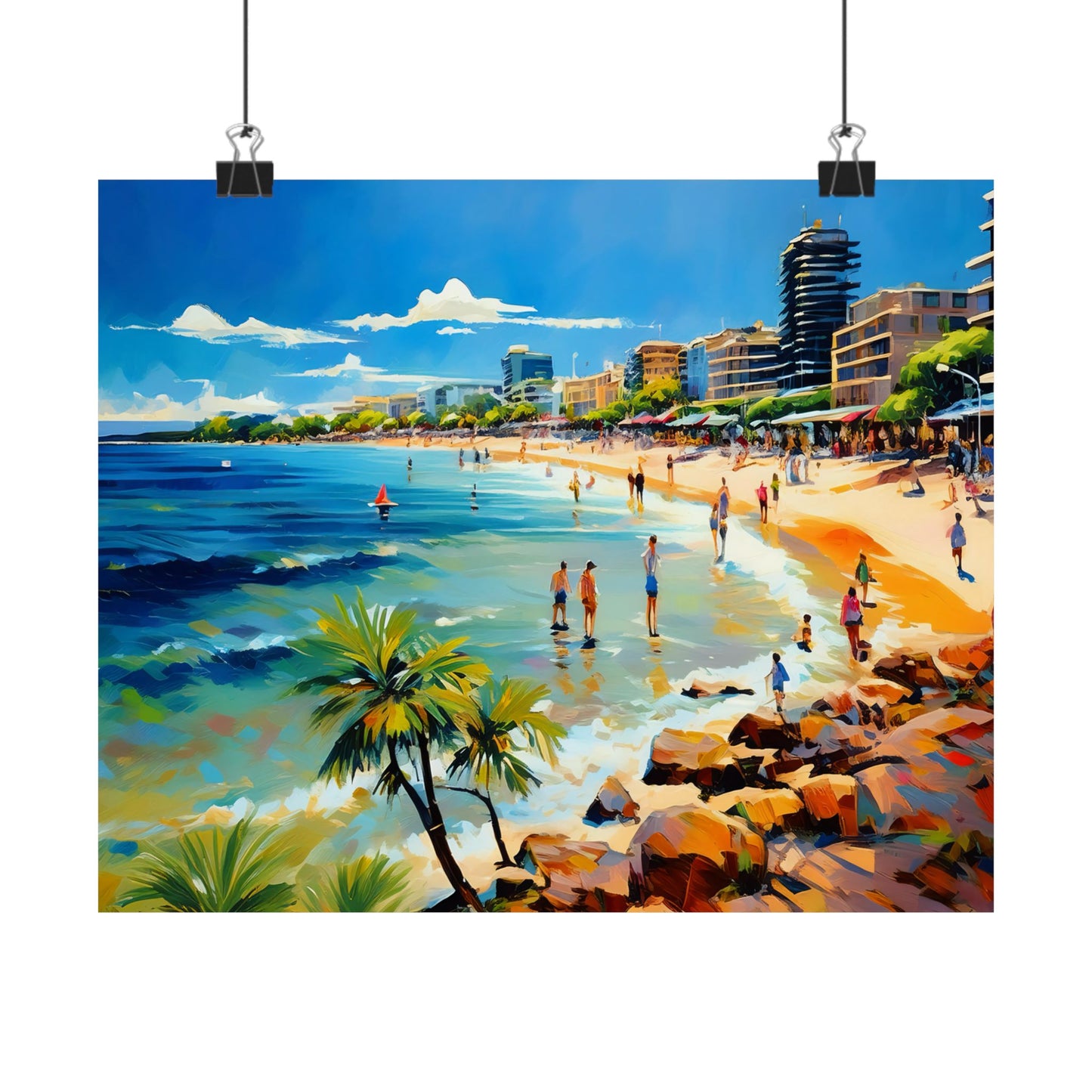 Manly Beach Australia Coastal Print | Style 1 | Wall Art | Wall Print