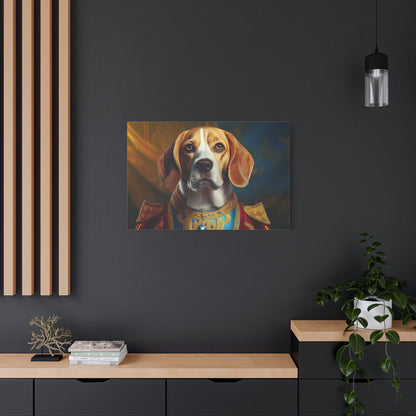 Beagle Renaissance Pet Dog Portrait  - Canvas, wall art, wall print, dog portrait, dog art
