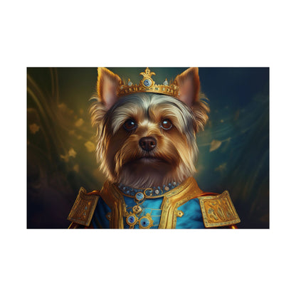 Yorkshire Terrier Dog Renaissance Pet Portrait Print | Wall Art | Wall Print | Dog Art