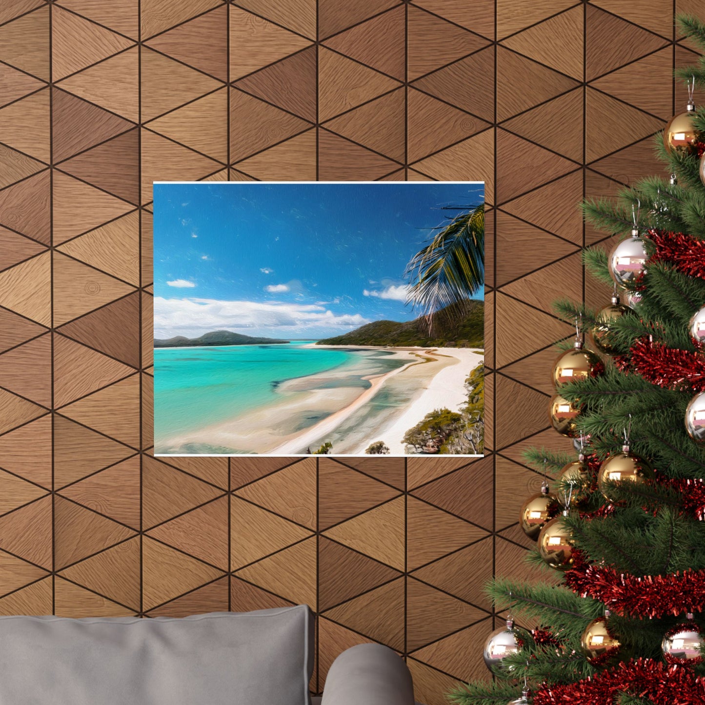 Whitehaven Beach Australia Coastal Print | Style 1 | Wall Art | Wall Print