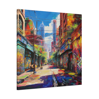 Melbourne Street Graffiti Australia on Canvas | Style 2 | Wall Art | Wall Print