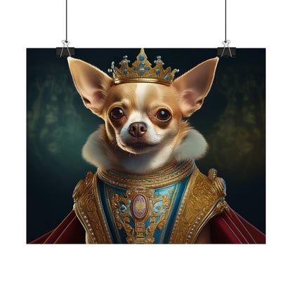 Chihuahua Dog Renaissance Pet Portrait Print | Wall print | Wall art