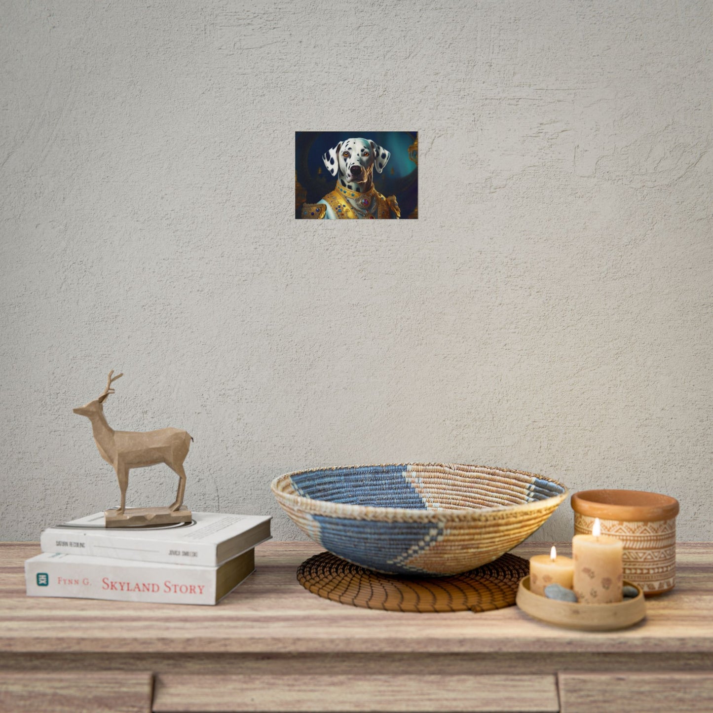 Dalmation Dog Renaissance Pet Portrait Wall Print | Art Print | Wall Art | Dog Art