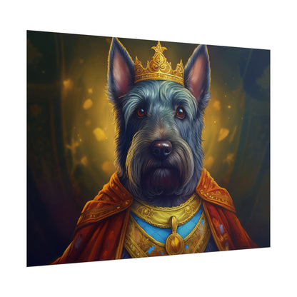 Scottish Terrier Renaissance Pet Portrait Print, Dog Lover Wall Art, Animal Artwork, wall prints, wall art, Dog Memorial Gift