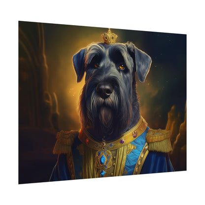 Giant Schnauzer Pet Renaissance Portrait Print, Dog Lover Wall Print | Wall Art | Wall Print